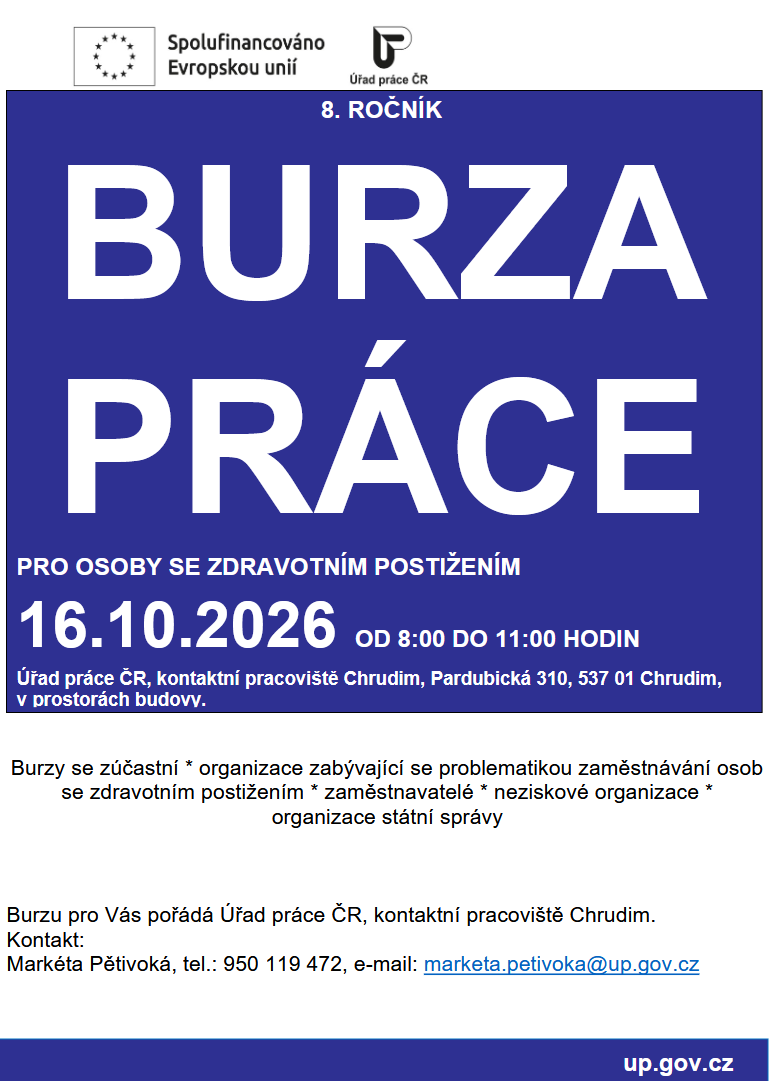 Burza práce pro osoby se zdravotním postižením